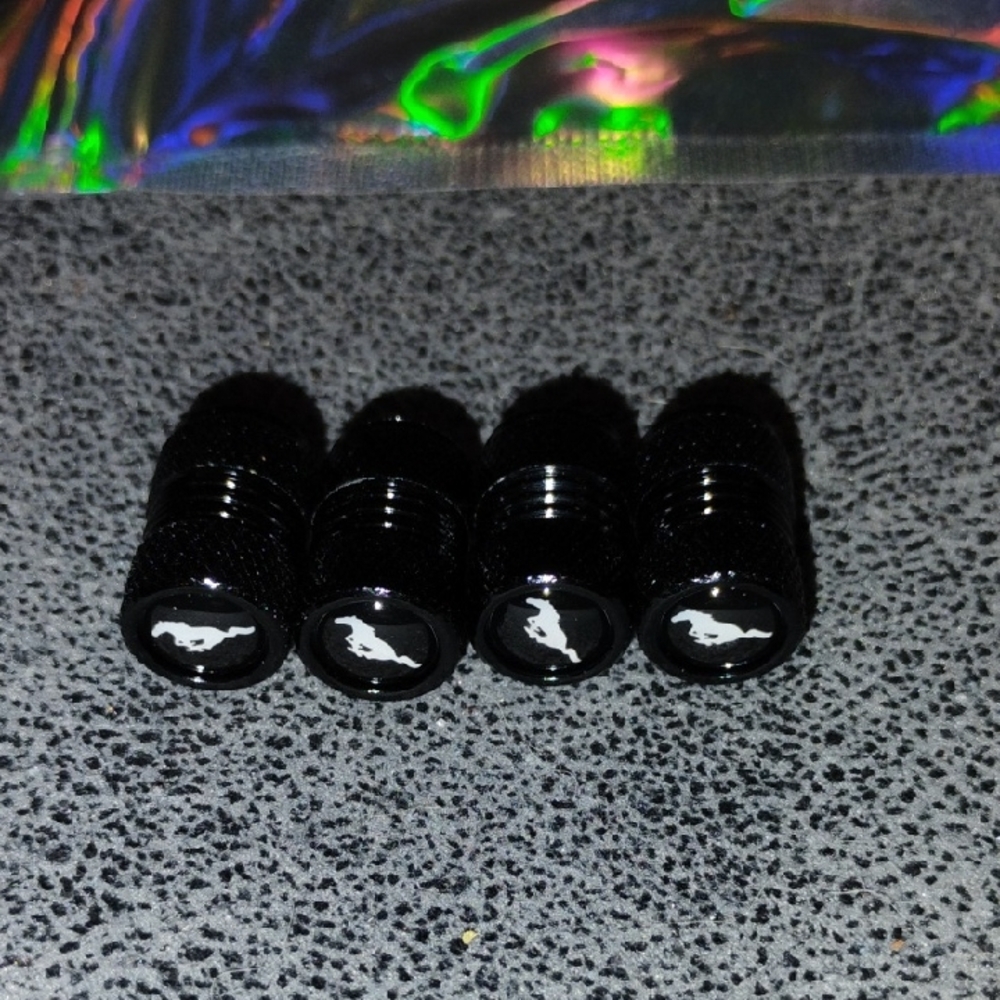 Ford Mustang Tire Stem Valve Caps